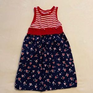 Healthtex red white and blue dress